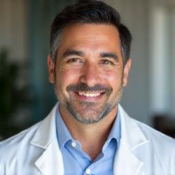 Retrato del Dr. Javier Torres, director médico